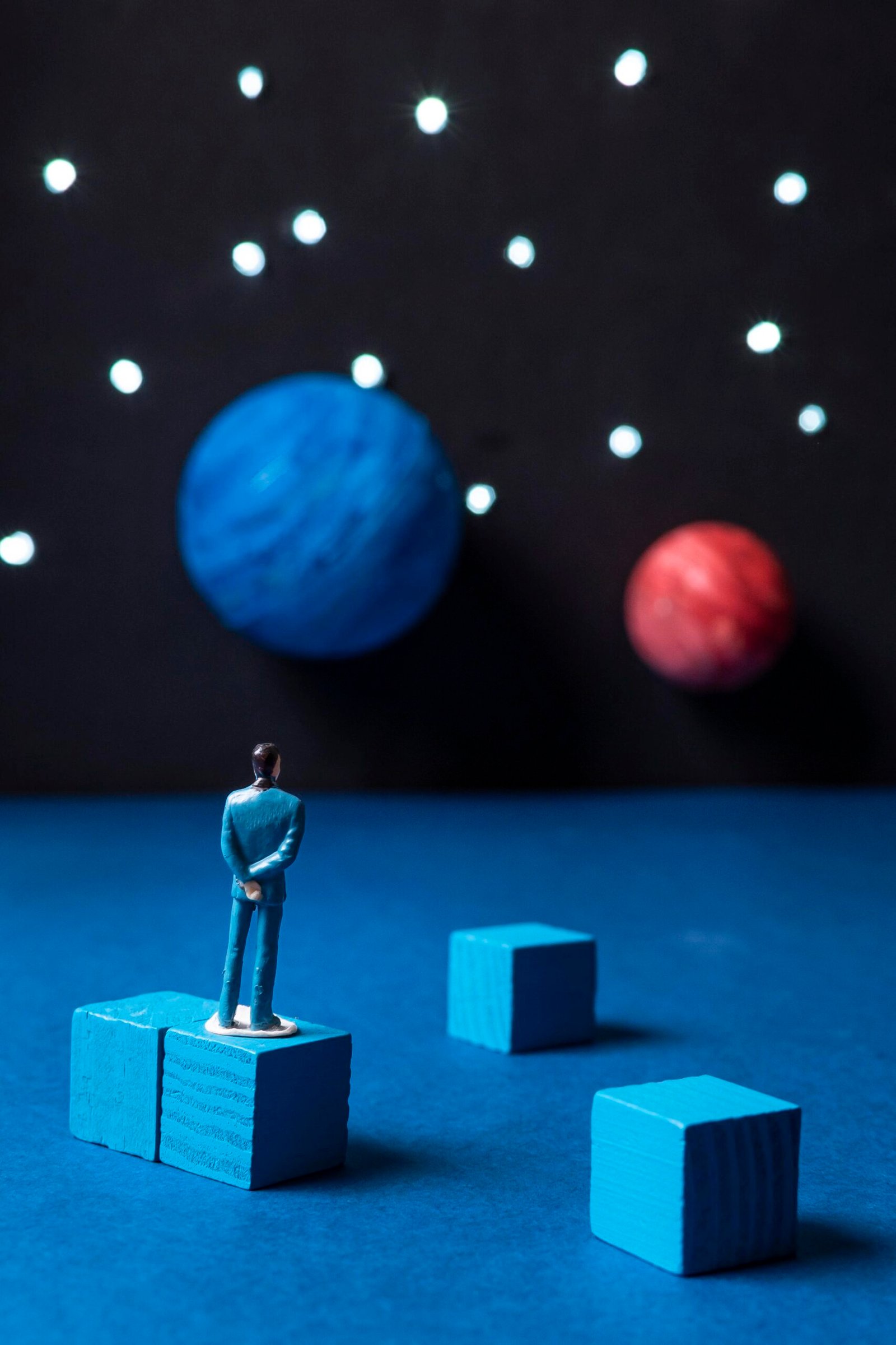 abstract still life universe composition