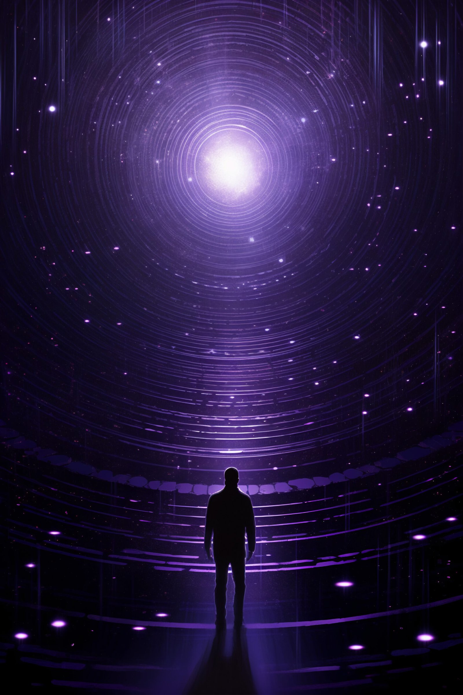 person experiencing spiritual awakening